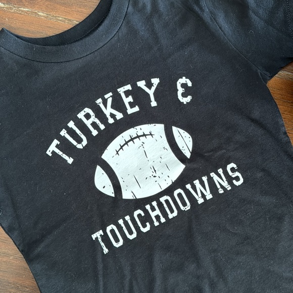 NEW Turkey & Touchdowns toddler tee - Picture 2 of 3